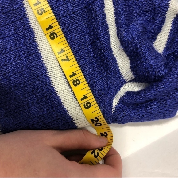 Splendid Blue Striped Sweatshirt NWT XS Women’s - Picture 7 of 8